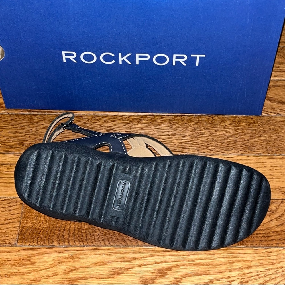 Rockport Cobb Hill “Ramona” Slingback Leather Sandals Women’s Size 8.5 Wide READ - Picture 5 of 7